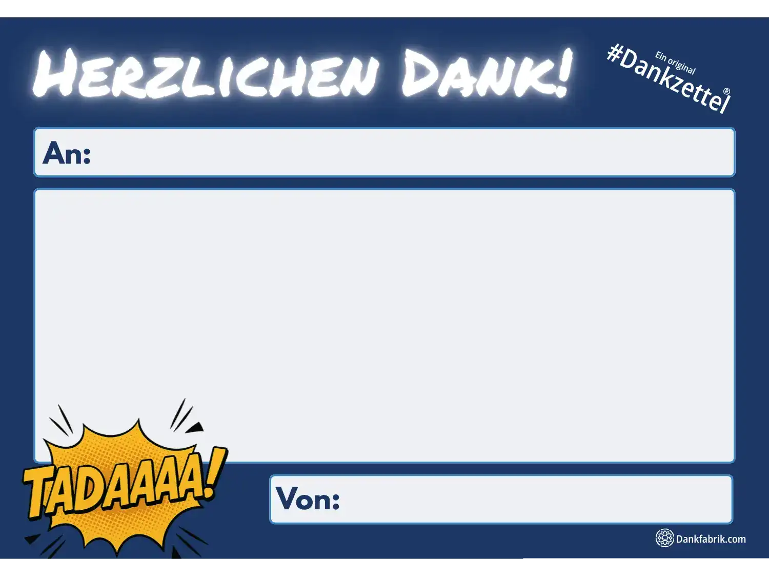 Dankwand - Erfolge sichtbar machen